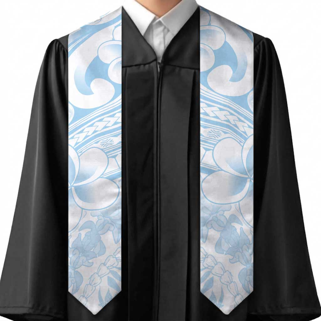 Hawaii Plumeria Lokelani Pikake Lei Graduation Stole Uliuli Polynesian Tattoo LT9 - Polynesian Pride
