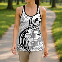 Hawaii Plumeria Lokelani Pikake Lei Hollow Tank Top Ele'ele Polynesian Tattoo