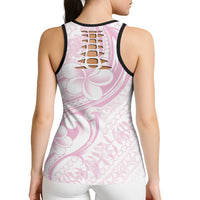 Hawaii Plumeria Lokelani Pikake Lei Hollow Tank Top Poni Mama Polynesian Tattoo