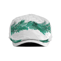Hawaii Tropical Leaves Jeff Hat Polynesian Pattern
