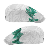 Hawaii Tropical Leaves Jeff Hat Polynesian Pattern
