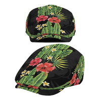 Hawaiian Hibiscus Plumeria Jeff Hat Tropical Leaves