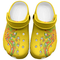 Hawaiian Kakau Tribal Sea Animals Tattoos Clogs Shoes Kanaka Maoli Flag Color Inspired LT03 Multicolor - Polynesian Pride