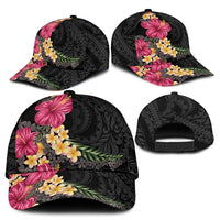 Hawaiian Plumeria and Hibiscus Classic Cap Colorful Style LT03 - Polynesian Pride