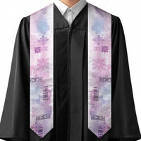 Hawaiian Quilt Graduation Stole Vintage Pattern Galaxy