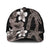 Hawaiian Tropical Flowers and Maile Pikake Classic Cap Polynesian Tribal Pattern Grayscale Mode - Polynesian Pride