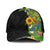 Hawaiian Tropical Plants and Chameleon Classic Cap Polynesian Art Colorful - Polynesian Pride