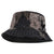 Hawaiian Tropical Plants Turtle and Shark Bucket Hat Polynesian Art Tattoo Grayscale Color - Polynesian Pride