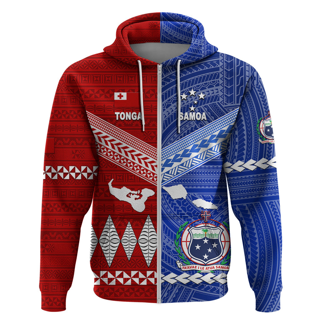 Tonga and Samoa Together Hoodie Unique Style LT8 - Polynesian Pride
