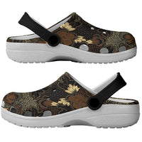 Javanese Batik Semen Clogs Shoes Indonesian Traditional Pattern LT01 - Polynesian Pride