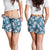 Karakarawa Bula Fiji Shorts for Women Fijian Tapa Seamless Hibiscus - Polynesian Pride
