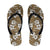Kuvui Bula Fiji Flip Flops Fijian Tapa Seamless Hibiscus - Polynesian Pride