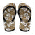 Kuvui Bula Fiji Flip Flops Fijian Tapa Seamless Hibiscus - Polynesian Pride
