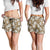 Kuvui Bula Fiji Shorts for Women Fijian Tapa Seamless Hibiscus - Polynesian Pride