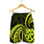 Lime Green New Zealand Mangopare Shorts for Men Aotearoa Maori Koru Style LT14