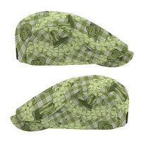 Lime Palaka Hawaii Cowboy Jeff Hat Puakenikeni Lei Paniolo Papale Seamless Vibes - Polynesian Pride