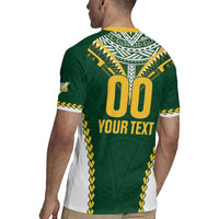 Custom Rugby League Cook Islands Rugby Jersey Tribal Pattern Green Version LT01 - Polynesian Pride