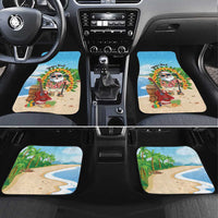 Personalized Hawaii Golf Christmas Car Mats Mele Kalikimaka Funny Golfer Santa - Polynesian Pride