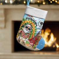 Hawaii Golf Christmas Stocking Mele Kalikimaka Funny Golfer Santa - Polynesian Pride