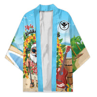 Personalized Hawaii Golf Christmas Kimono Mele Kalikimaka Funny Golfer Santa - Polynesian Pride