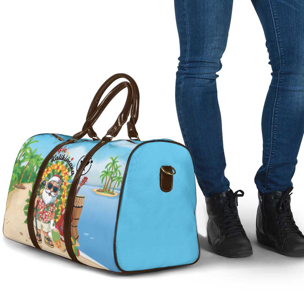 Hawaii Golf Christmas Travel Bag Mele Kalikimaka Funny Golfer Santa - Polynesian Pride