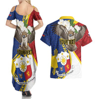 Personalized Philippines Couples Matching Summer Maxi Dress and Hawaiian Shirt Filipino Araw ng Kalayaan
