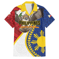 Personalized Philippines Family Matching Long Sleeve Bodycon Dress and Hawaiian Shirt Filipino Araw ng Kalayaan LT01 Dad's Shirt - Short Sleeve Multicolor - Polynesian Pride