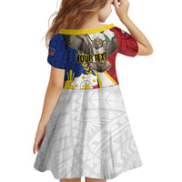 Personalized Philippines Family Matching Off The Shoulder Long Sleeve Dress and Hawaiian Shirt Filipino Araw ng Kalayaan LT01 - Polynesian Pride