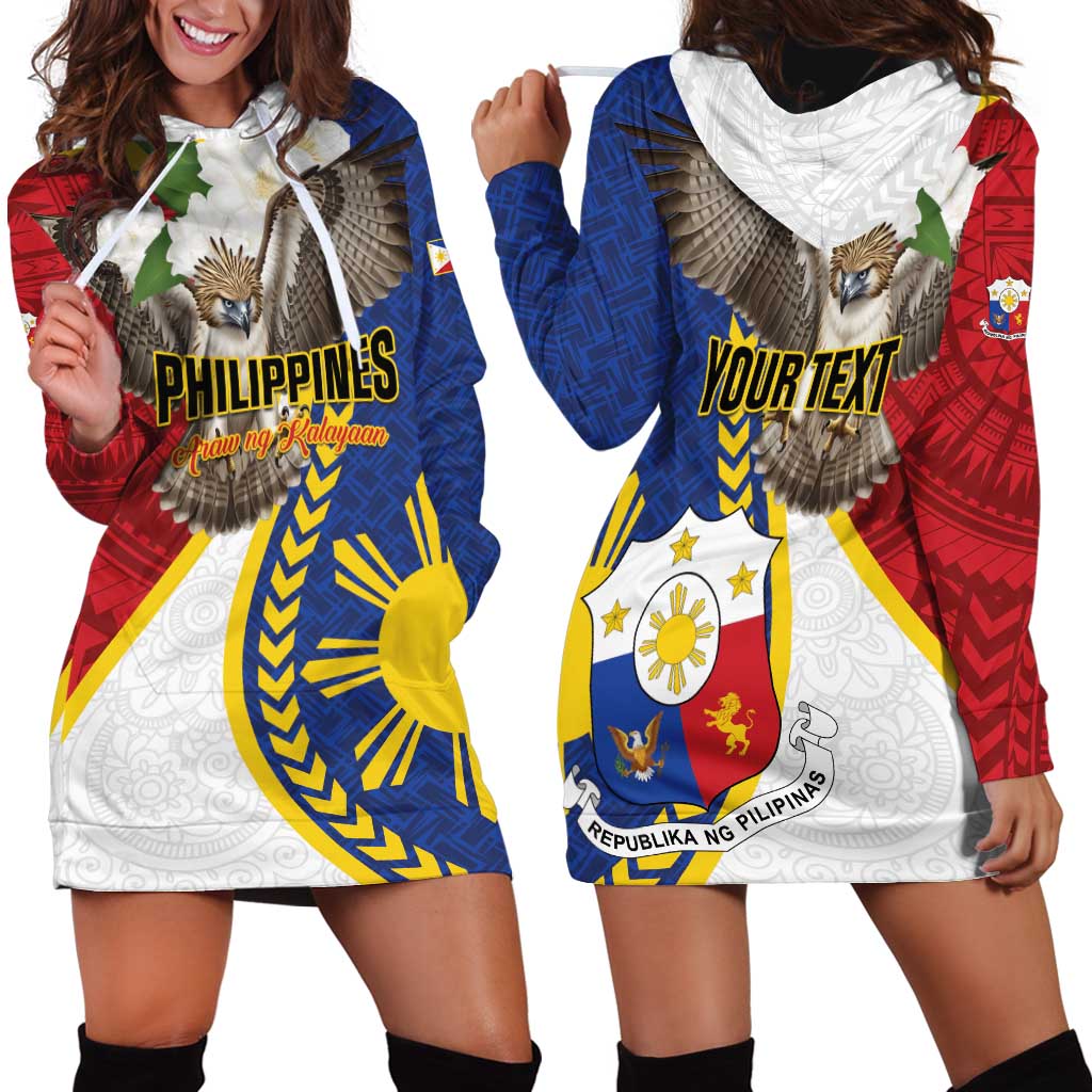 Personalized Philippines Hoodie Dress Filipino Araw ng Kalayaan