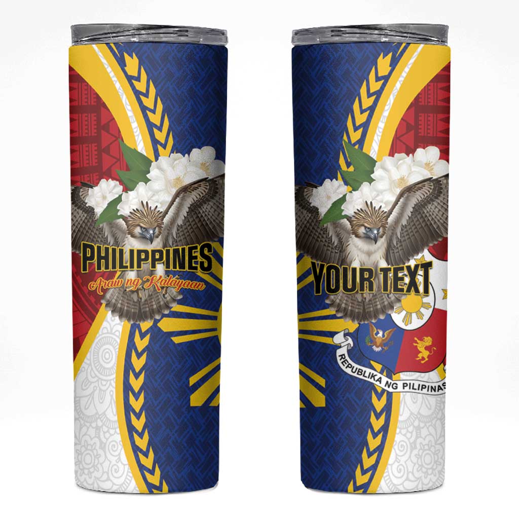 Personalized Philippines Skinny Tumbler Filipino Araw ng Kalayaan