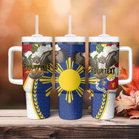 Personalized Philippines Tumbler With Handle Filipino Araw ng Kalayaan