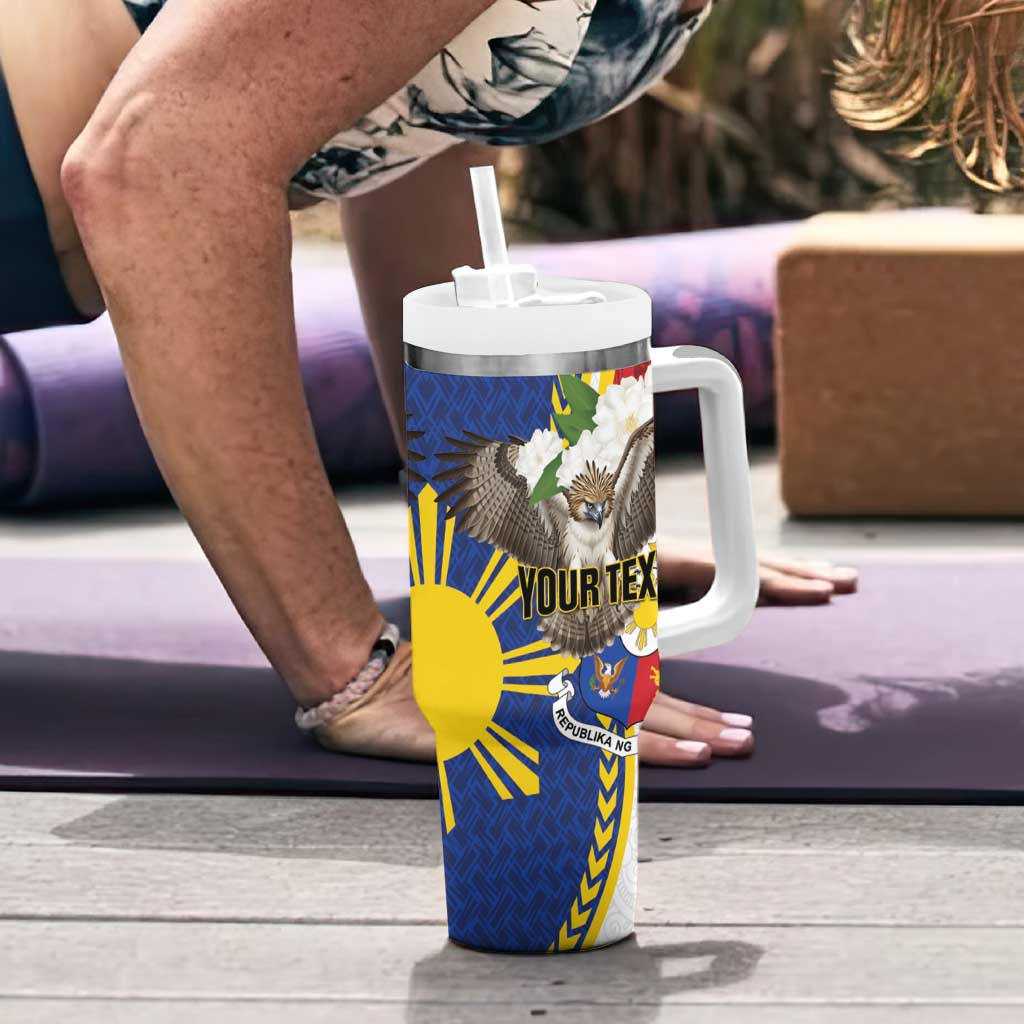 Personalized Philippines Tumbler With Handle Filipino Araw ng Kalayaan