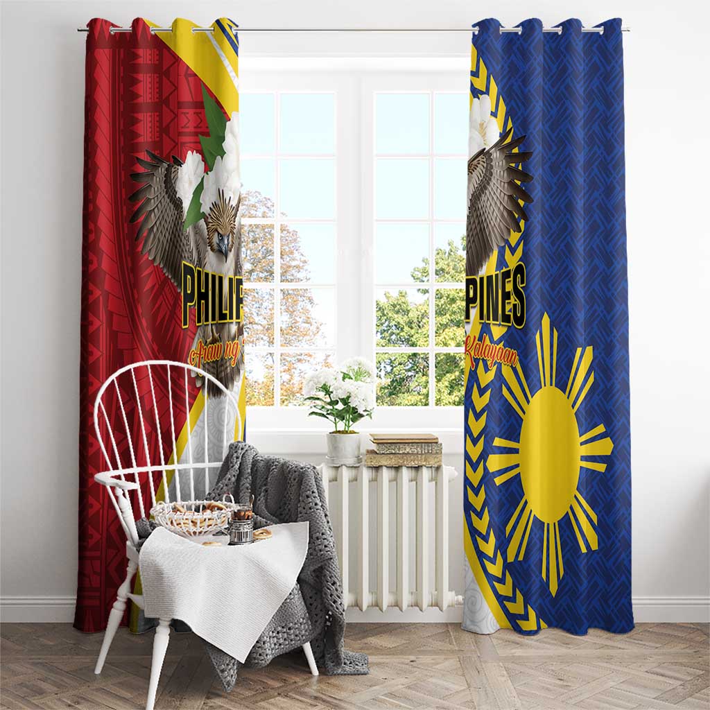 Philippines Window Curtain Filipino Araw ng Kalayaan