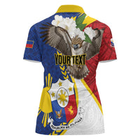 Personalized Philippines Women Polo Shirt Filipino Araw ng Kalayaan