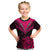 Personalised Aotearoa Kid T Shirt Maori Kiwi Pink Fern LT01 Pink - Polynesian Pride