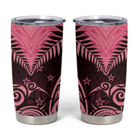 Aotearoa Tumbler Cup Maori Kiwi Pink Fern