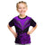 Personalised Aotearoa Kid T Shirt Maori Kiwi Purple Fern LT01 Purple - Polynesian Pride