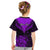 Personalised Aotearoa Kid T Shirt Maori Kiwi Purple Fern LT01 - Polynesian Pride