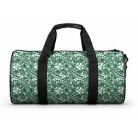 Hibiscus Bloom Island Tribal Waves Duffle Bag Green Polynesian Pattern LT01 One size Green - Polynesian Pride