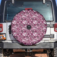 Hibiscus Bloom Island Tribal Waves Spare Tire Cover Pink Polynesian Pattern LT01 Pink - Polynesian Pride