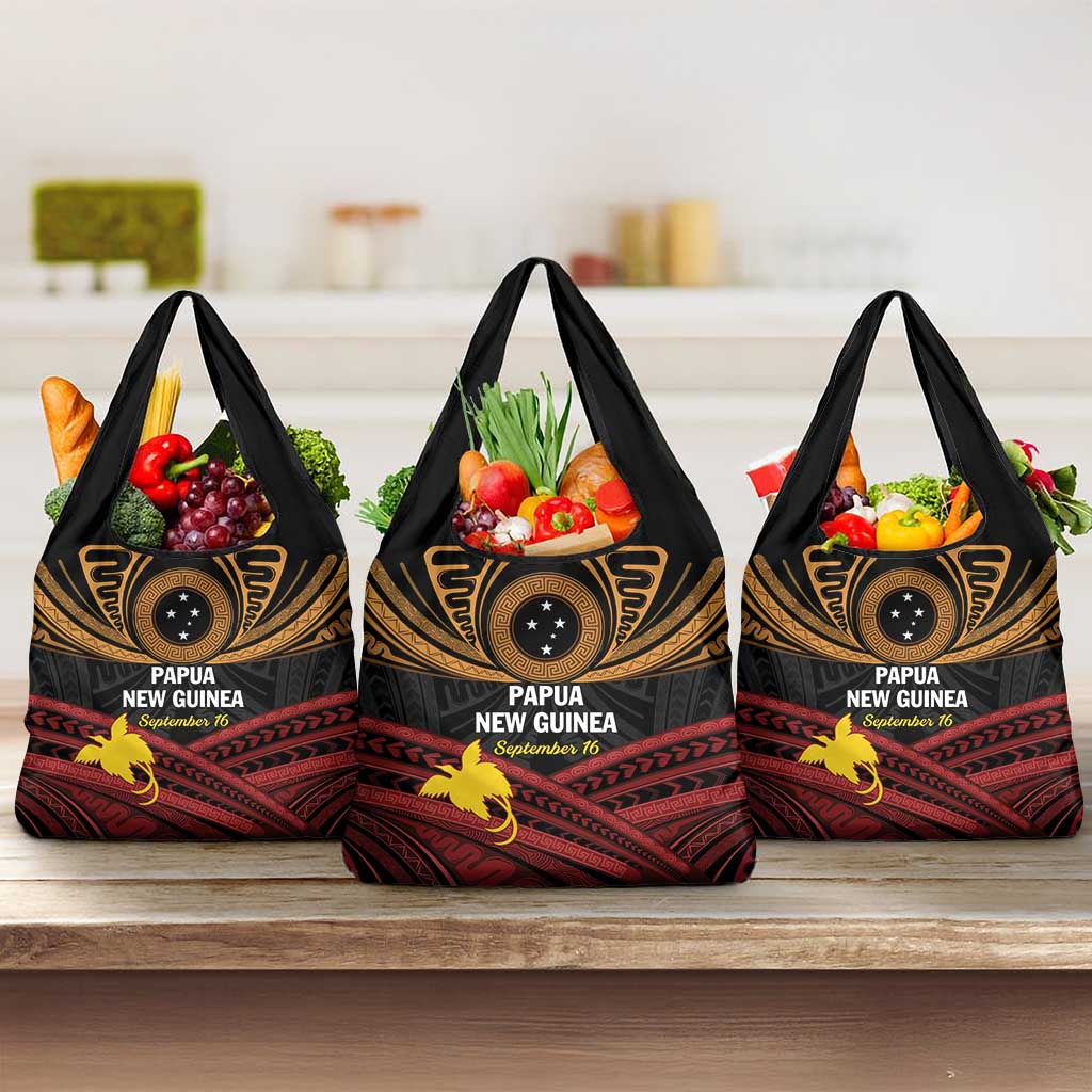 Papua New Guinea Bird of Paradise Grocery Bag 16 September 1975 Independence Day Anniversary