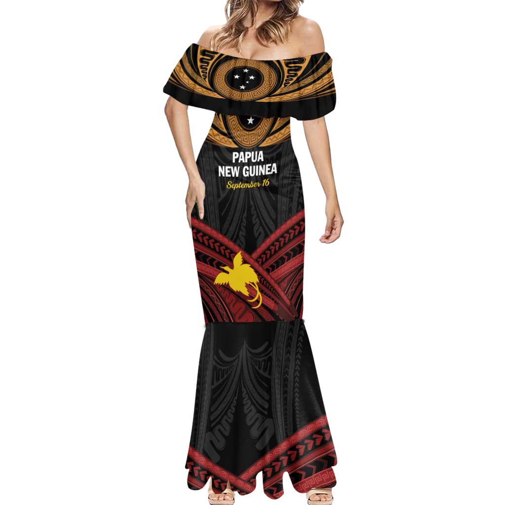 Papua New Guinea Bird of Paradise Mermaid Dress 16 September 1975 Independence Day Anniversary LT01 - Polynesian Pride