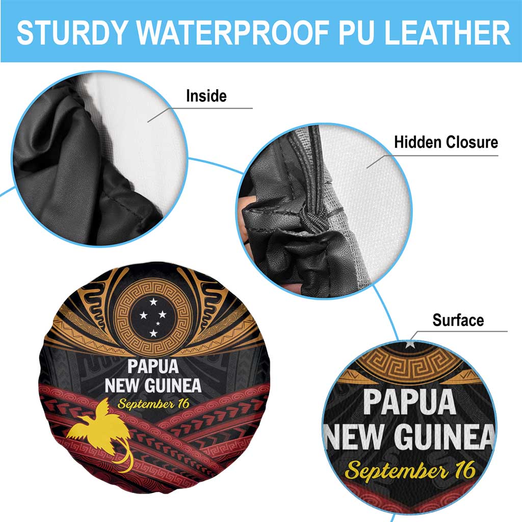 Papua New Guinea Bird of Paradise Spare Tire Cover 16 September 1975 Independence Day Anniversary
