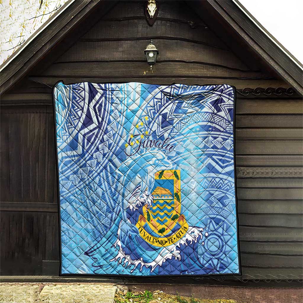 Tuvalu mo te Atua Quilt Tuvalu Dolphin Polynesian Pattern LT01 - Polynesian Pride