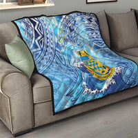 Tuvalu mo te Atua Quilt Tuvalu Dolphin Polynesian Pattern LT01 - Polynesian Pride