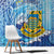 Tuvalu mo te Atua Window Curtain Tuvalu Dolphin Polynesian Pattern