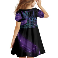 In September We Wear Teal And Purple Family Matching Mermaid Dress and Hawaiian Shirt Magic Ribbon Semicolon LT01 - Polynesian Pride