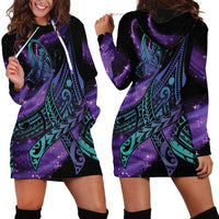 In September We Wear Teal And Purple Hoodie Dress Magic Ribbon Semicolon