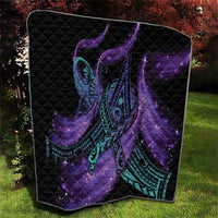 In September We Wear Teal And Purple Quilt Magic Ribbon Semicolon LT01 - Polynesian Pride