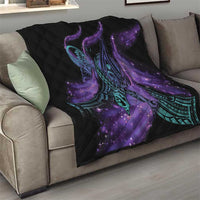 In September We Wear Teal And Purple Quilt Magic Ribbon Semicolon LT01 - Polynesian Pride
